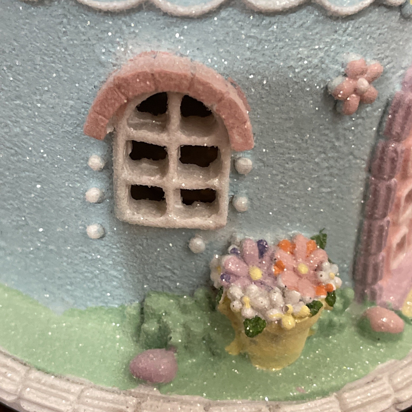 Easter Cake Cupcake Gingerbread House Bunny Carrot LIGHT UP Tabletop Decor 10.5"