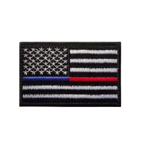 USA American Flag Patches 3"X2" Hook and Loop Military Tactical American Owned