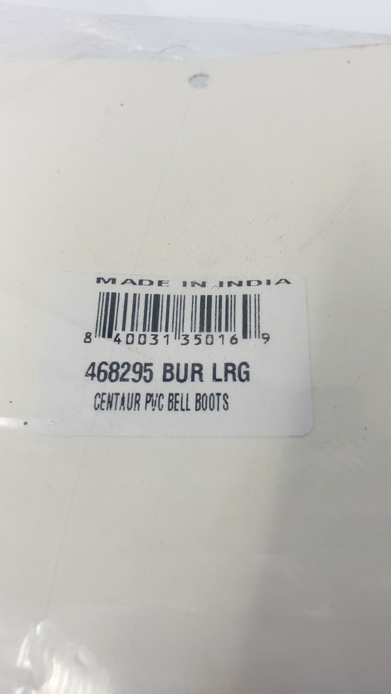 Centaur Ribbed PVC Double Tab Bell Boot 2ct