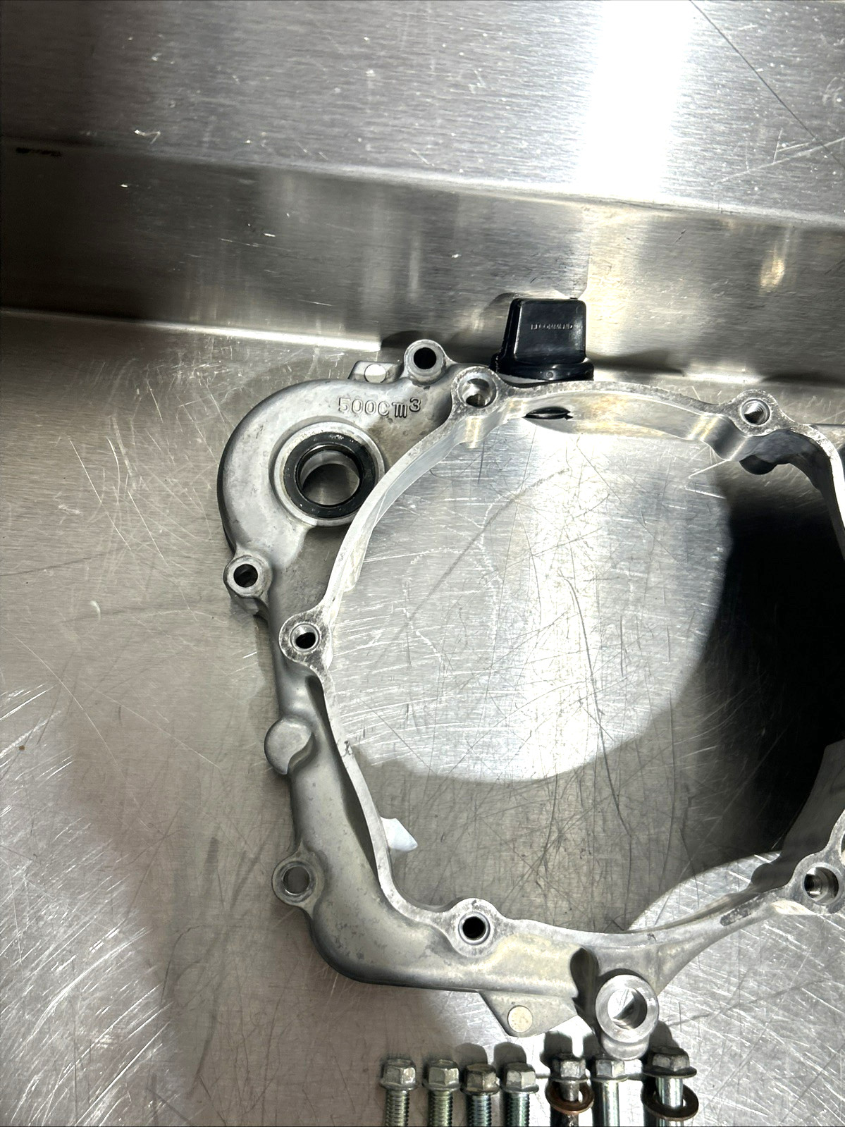 18 - 23 2018 Yamaha YZ 65 OEM Inner Clutch Cover W/ Water Pump BR8-15431-00-00