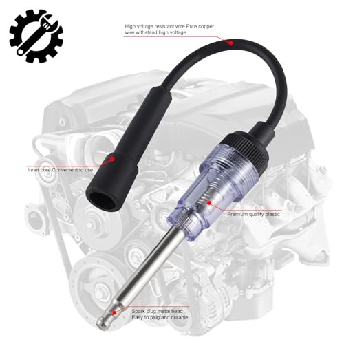 SINGARO Inline Spark Plug Tester, Plug-in Engine Ignition Tester, Car 1