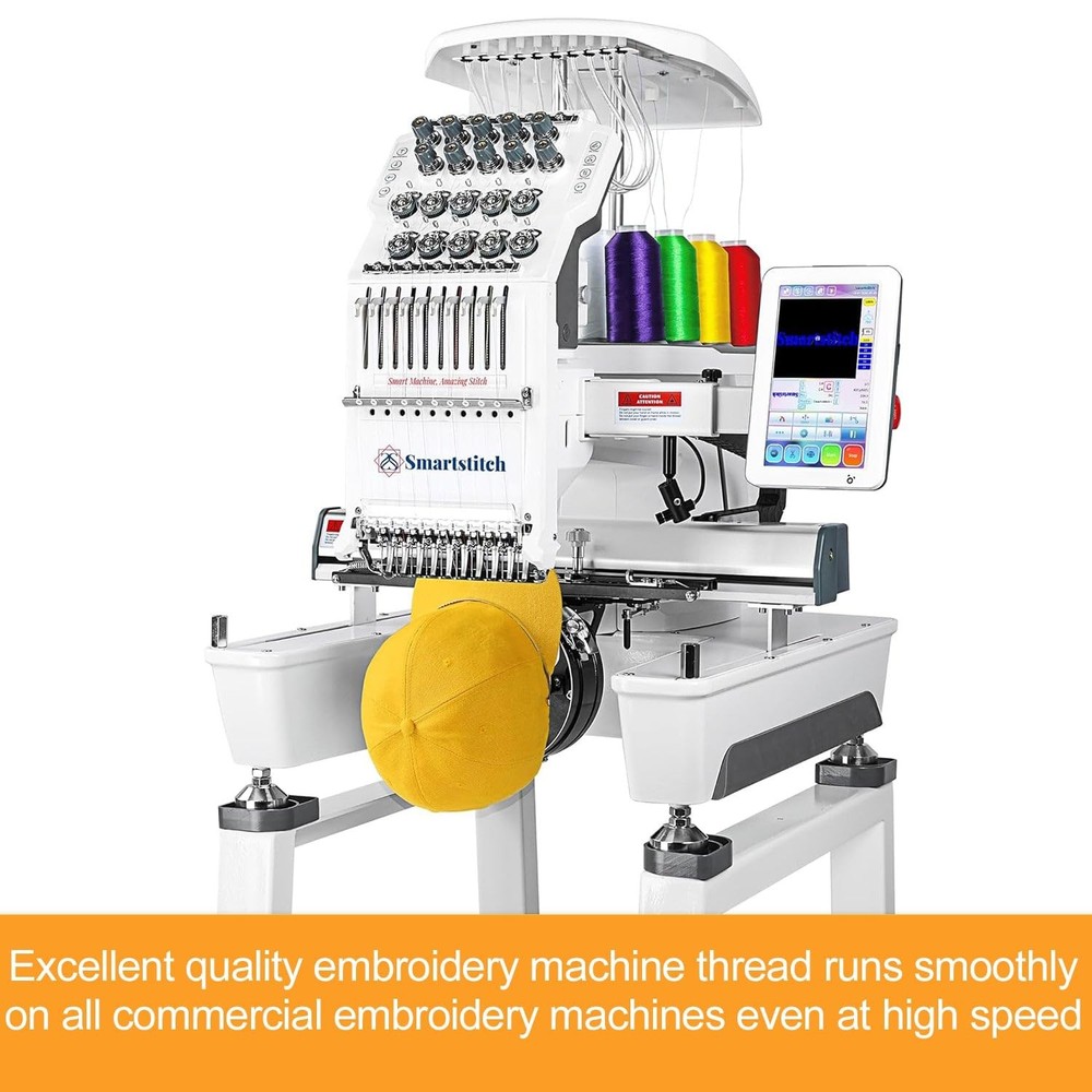 New brothread - Single Huge Spool 5000M Each Polyester Embroidery Machine Thread