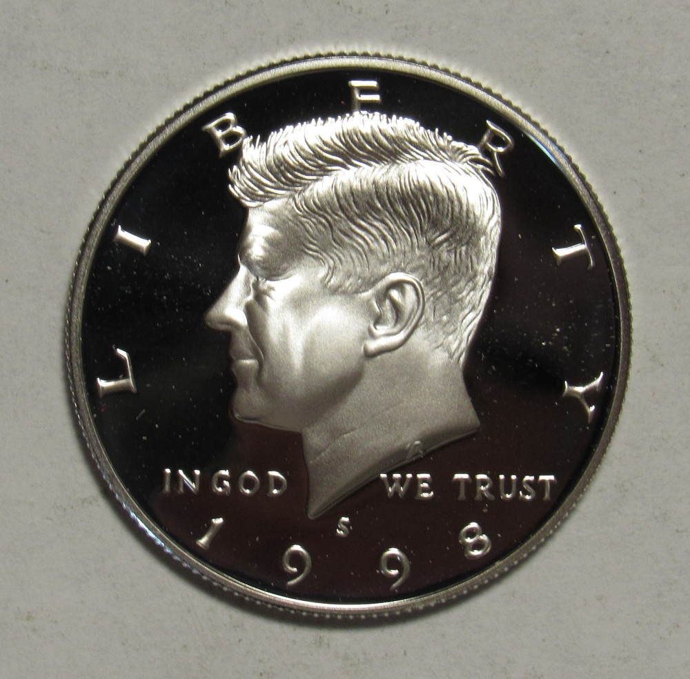 1998 S Proof Kennedy Half Dollar