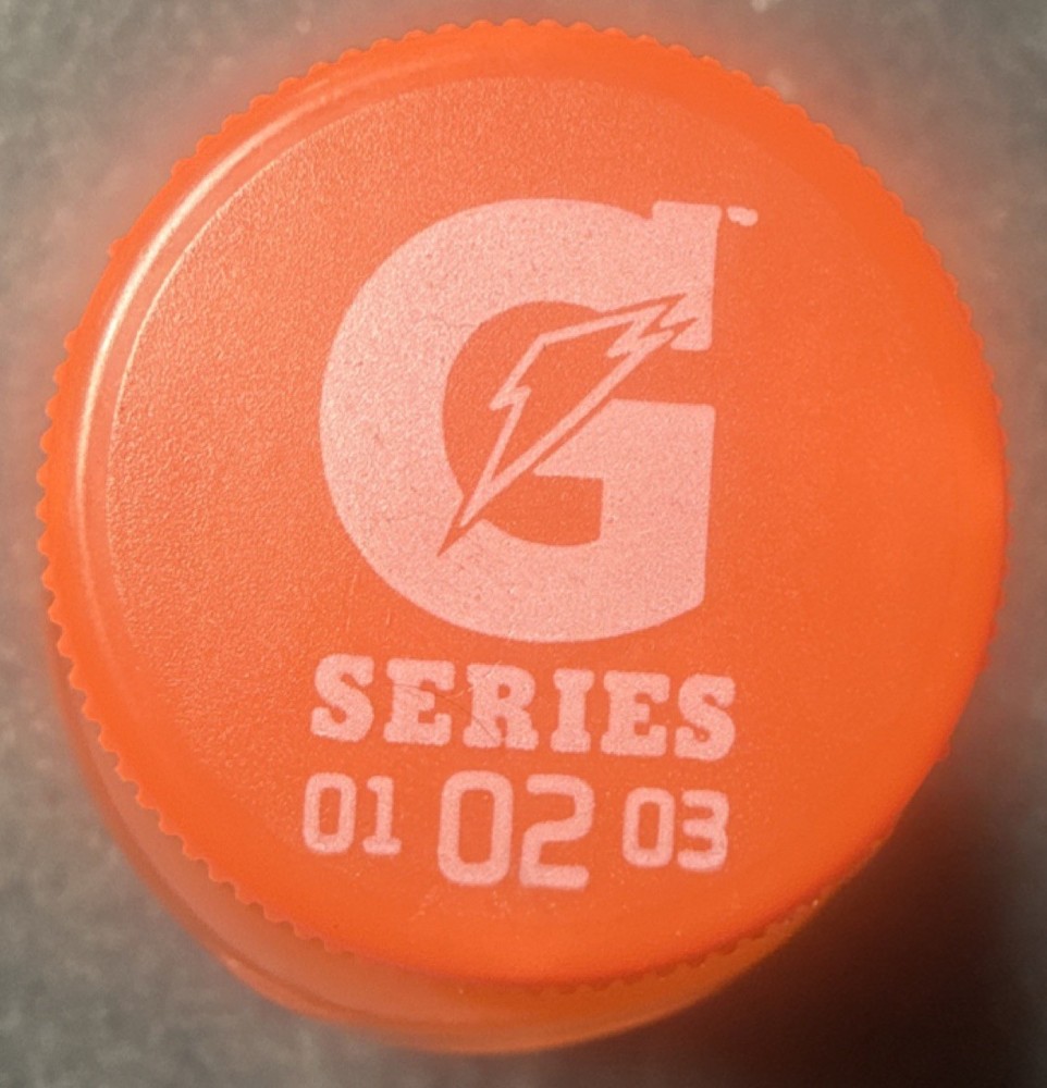 Peyton Manning Gatorade Orange Bottle