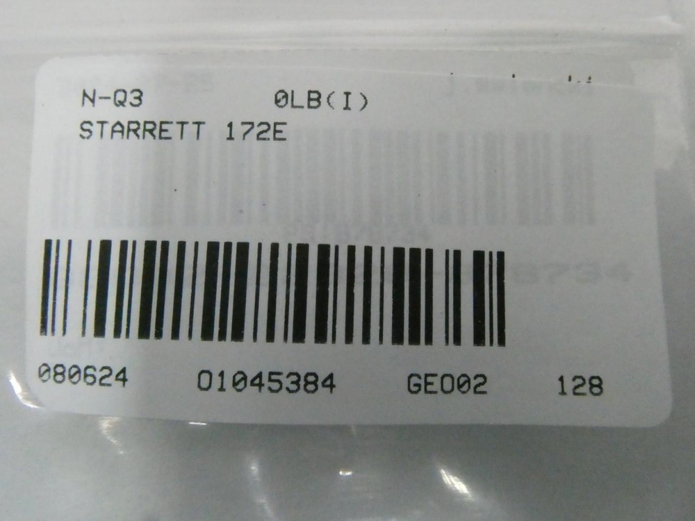 Starrett 172E Thickness Gage