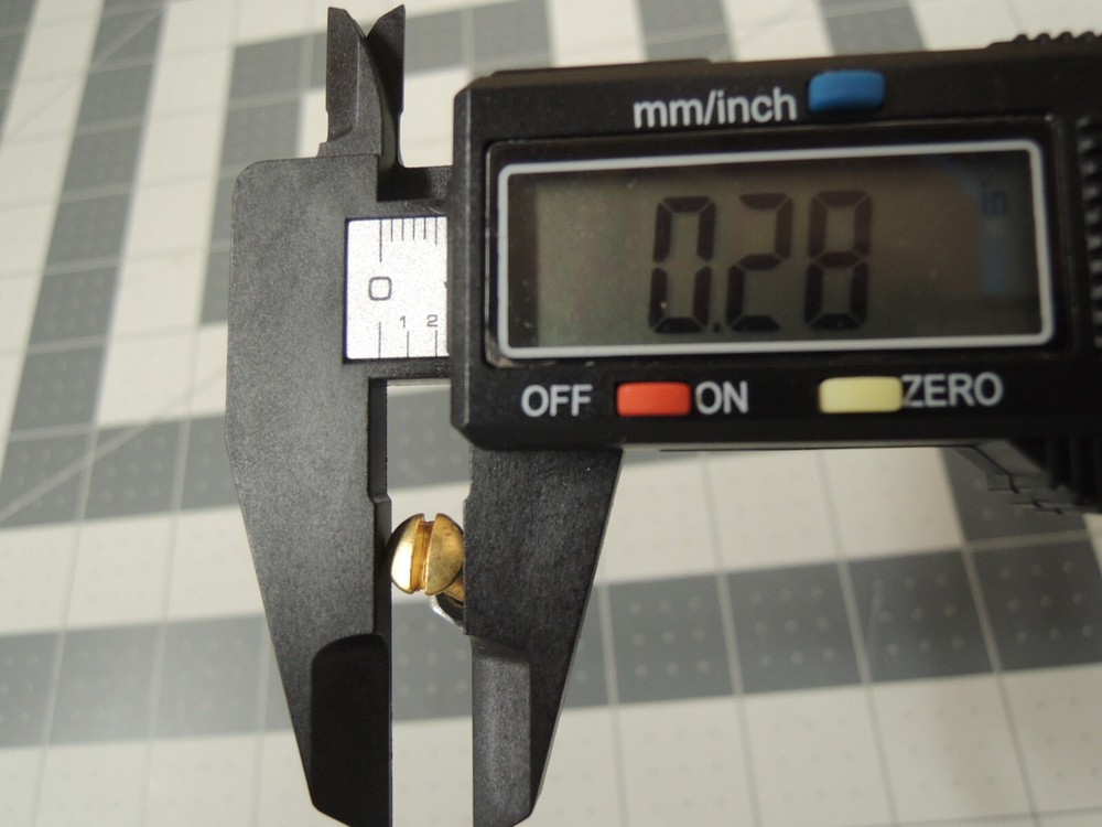 Solid Brass Oval Head Slotted Screws and Nuts for Vox Amplifier Strap Handles