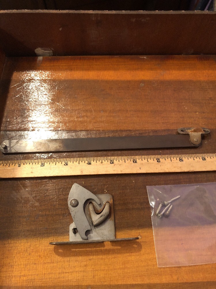Vintage Supertone Phonograph  Lid Support w/screws