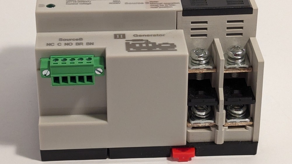 + GAEYAELE W2R -100 Mini ATS 2P Automatic Transfer Switch Electrical Switch A8 +