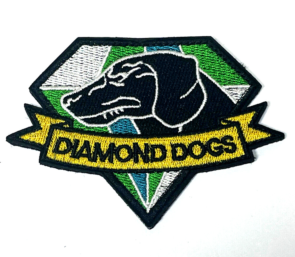 Metal Gear Solid Diamond Dogs Green Tactical Patch, Fox Hound Diamond Dogs Patch