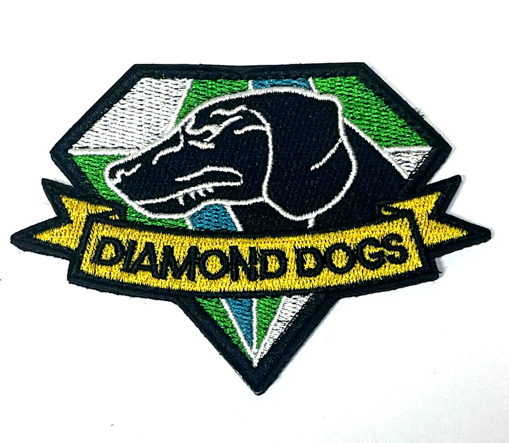 Metal Gear Solid Diamond Dogs Green Tactical Patch, Fox Hound Diamond Dogs Patch