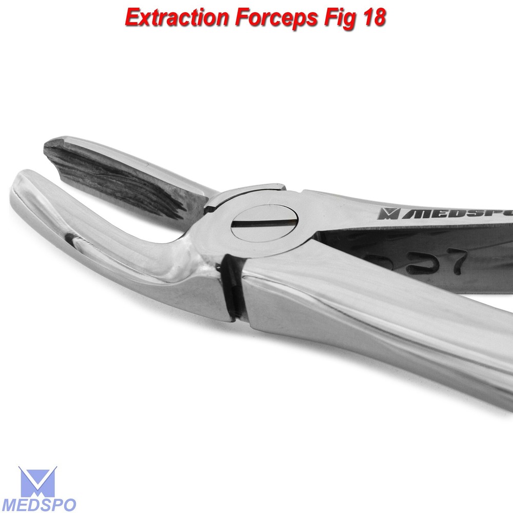 Dental Upper Molar Left Extracting Forceps Fig. 18 Extraction Instrument Tools