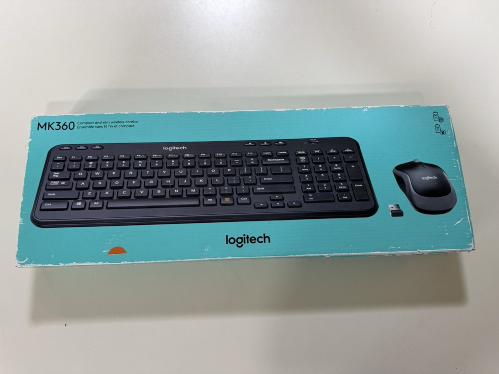 Logitech MK360 Wireless Keyboard and Mouse Combo 920-003376 New In Box
