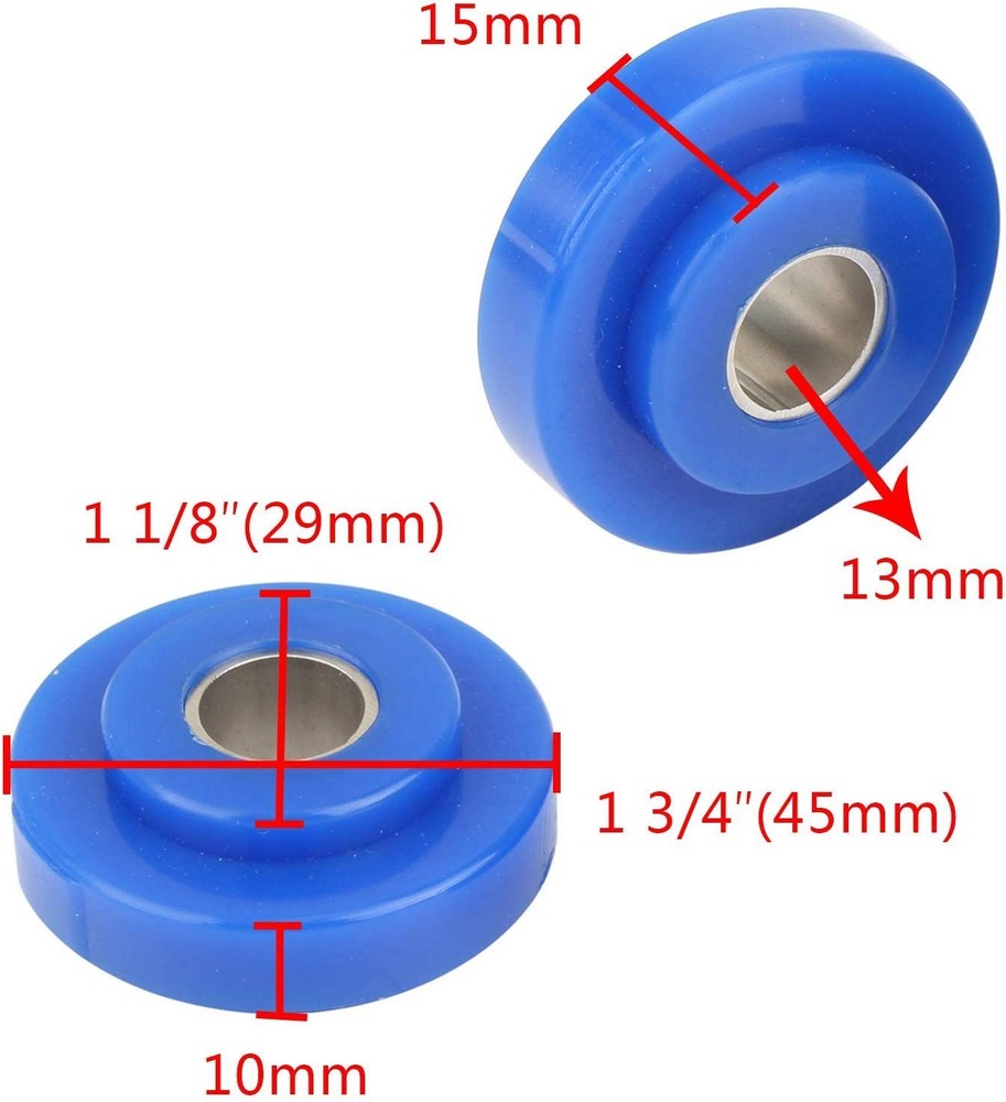 Engine Hood Hinge Pivot Bolt Bushing and Set