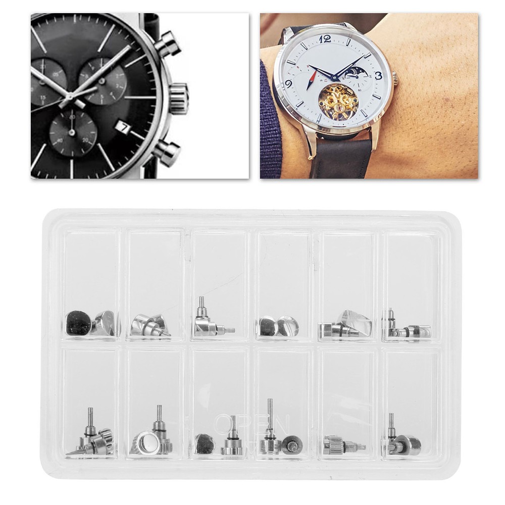 1 Box Watch Button Watch Pusher Press Button Watchmaker Repairing Accessory