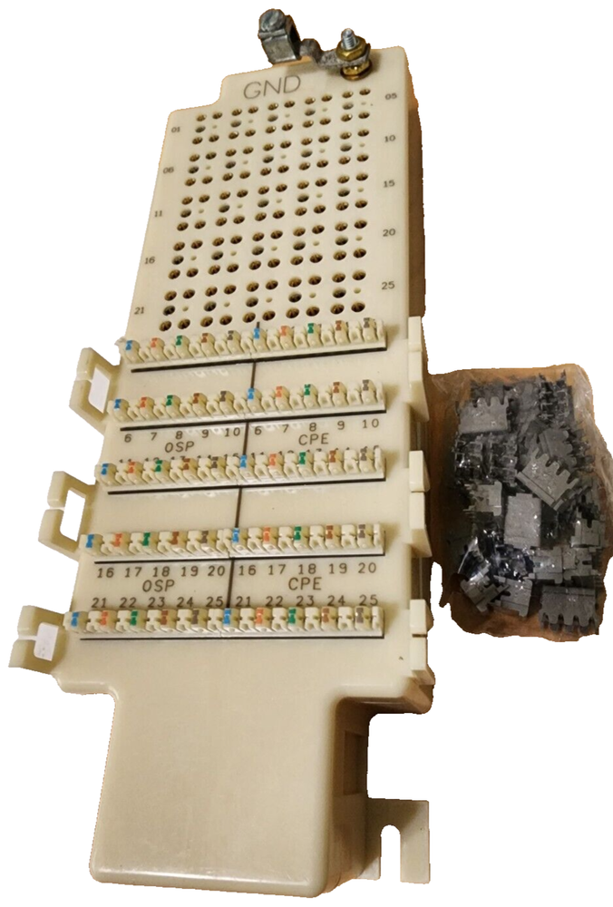 Lucent Technologies AVAYA 110ANA1 25 Pair Protector Block 110 Termination