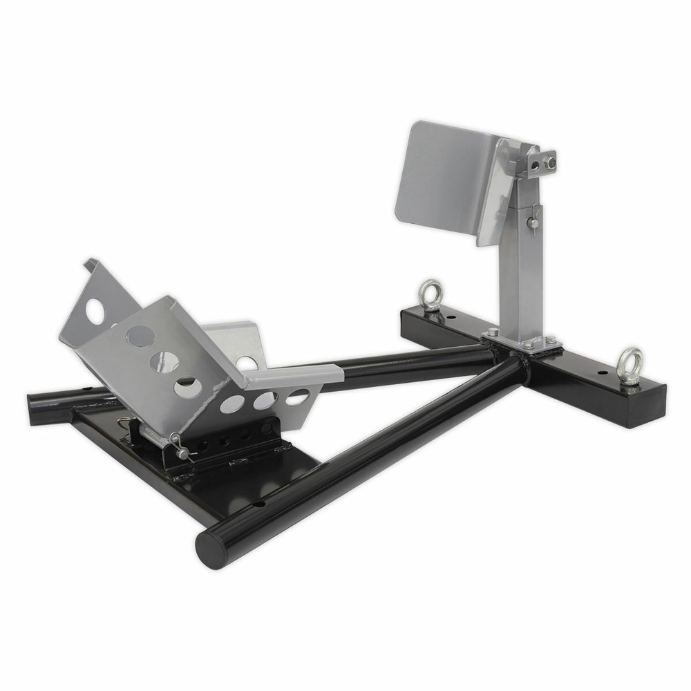 Sealey Motorcycle Front Wheel Chock Heavy-Duty Freestanding Fixed Workshop