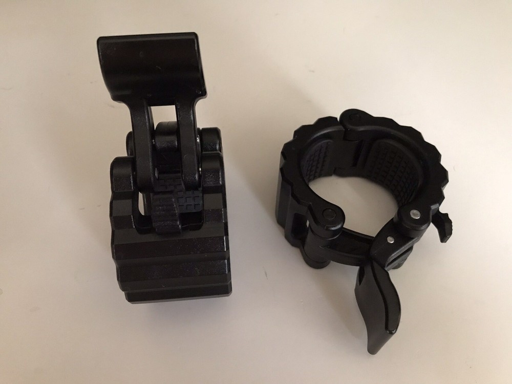 Pair 2” Quick Release Olympic Barbell Lifting Bar Clamps Black