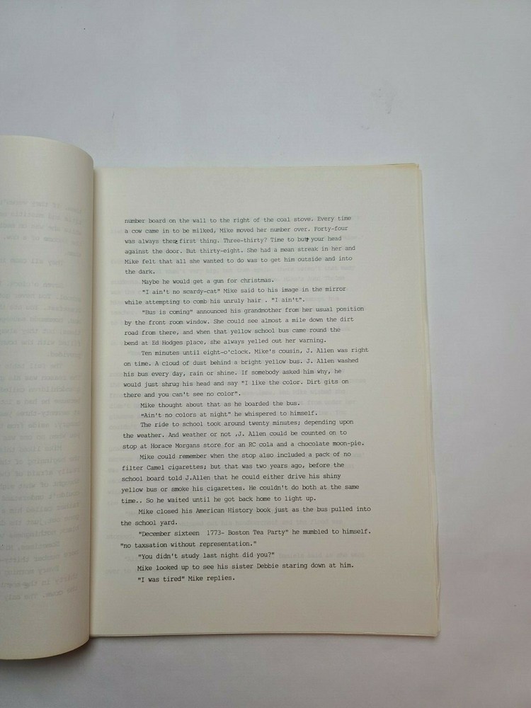 THE CATAMOUNT / David Cloud 1980's Unproduced STORY SCRIPT