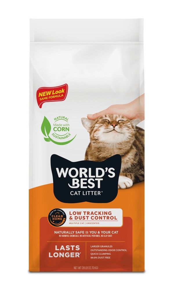 Cat Litter Low Tracking & Dust Control Unscented Cat Litter Flushable 28 lb