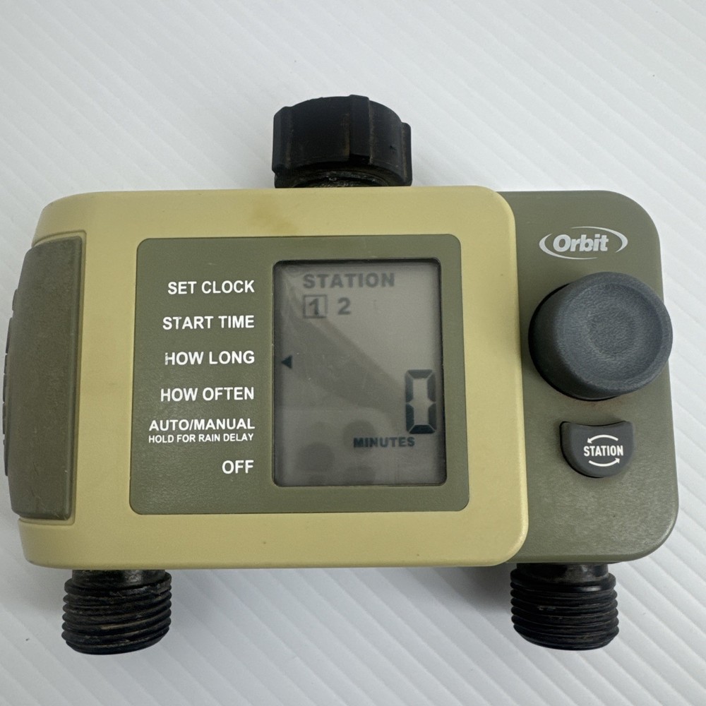 Orbit 2 Outlet Digital Hose Sprinkler Irrigation WateringTimer