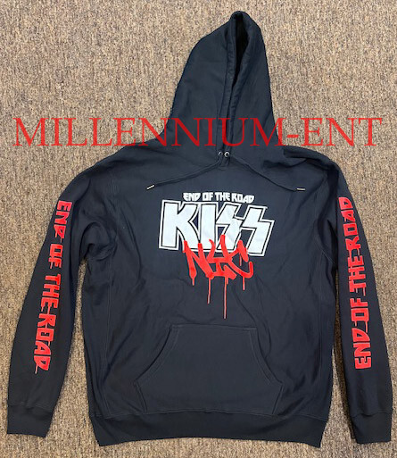 OFFICIAL KISS NYC MSG POP UP HOODIE 12/1 & 12/2 END OF THE ROAD FINAL SHOWS 2X