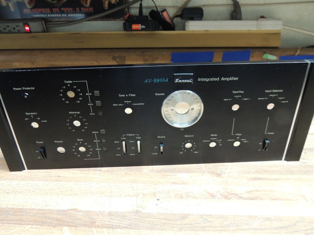 Sansui AU-9900-A Front Panel Assembly 7007482