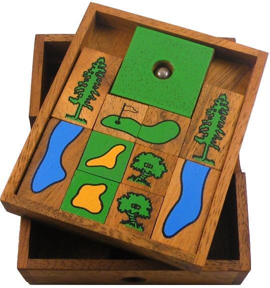Golf Field - Wooden Puzzle Brain Teaser