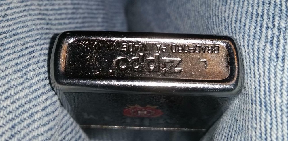 ZIPPO Jim Beam Lighter L 13 Original Box Black with Pattern