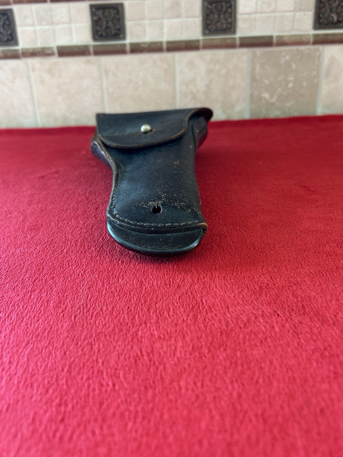 100% Original USGI M1911A1 .45 Black Leather Belt Holster Korean War