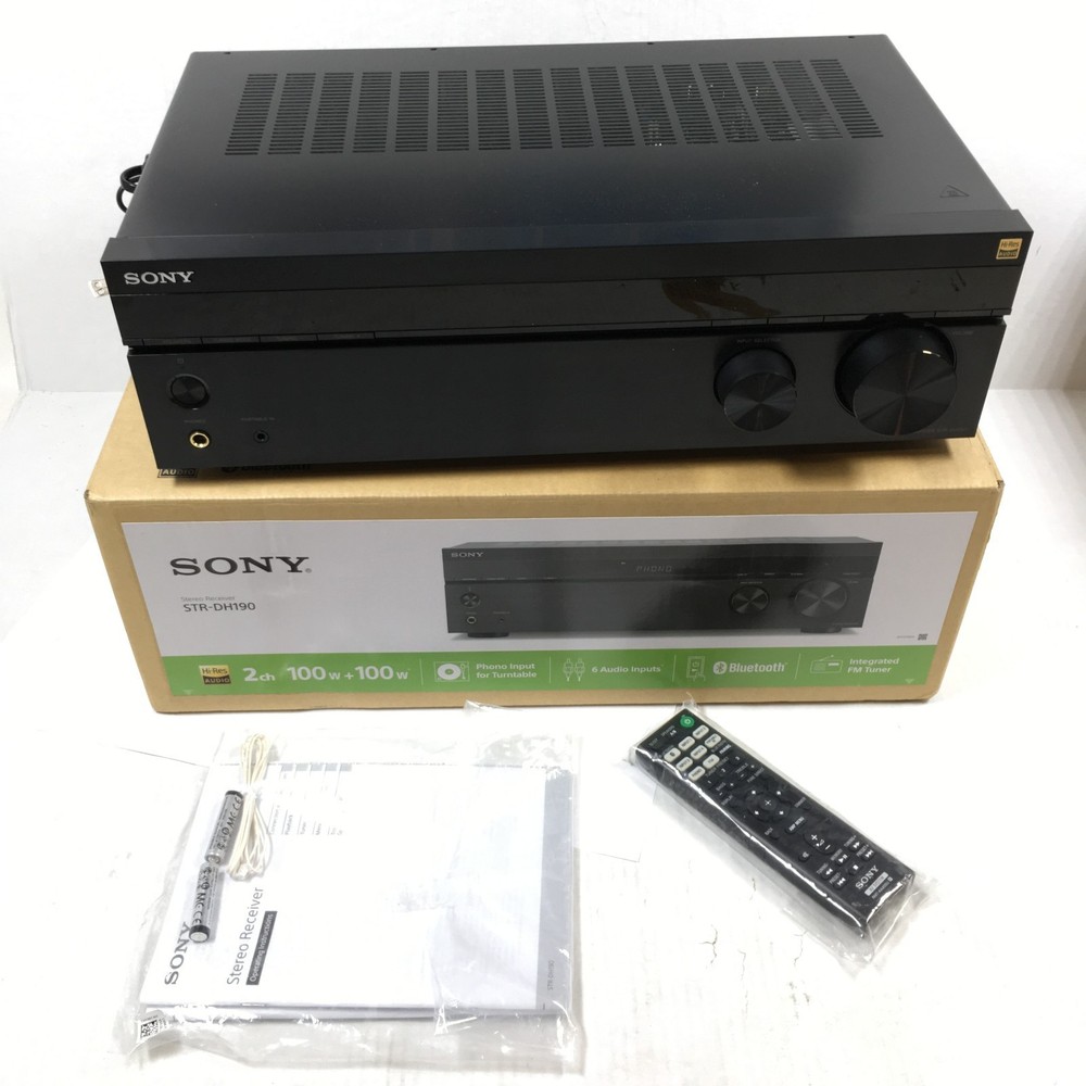 Sony STR-DH190 Stereo Receiver with Bluetooth - Black (Open Box)