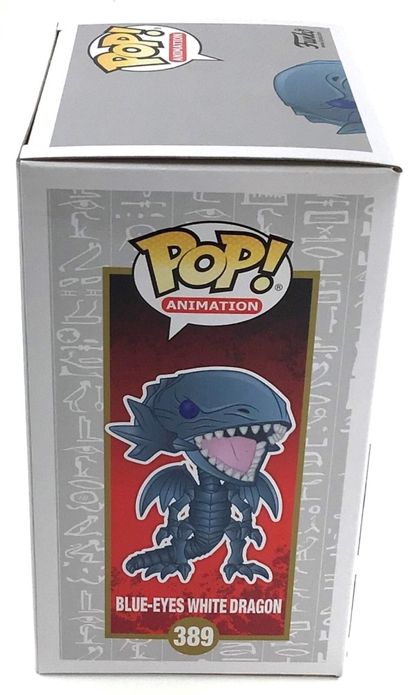 Funko Pop! Yu-Gi-Oh! Blue-Eyes White Dragon #389 with POP Protector