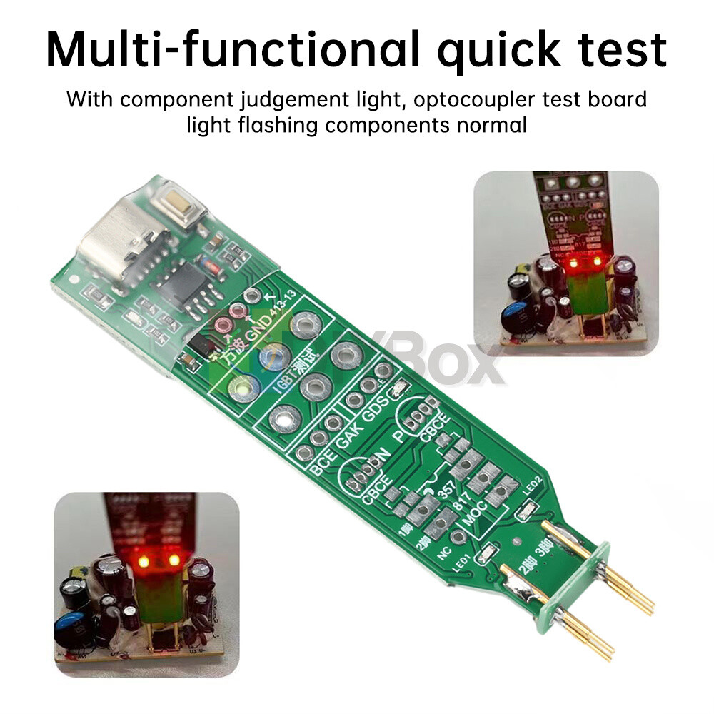 Multi-functional Light-emitting Electronic Tester Triode MOS IGBT Repair Tester