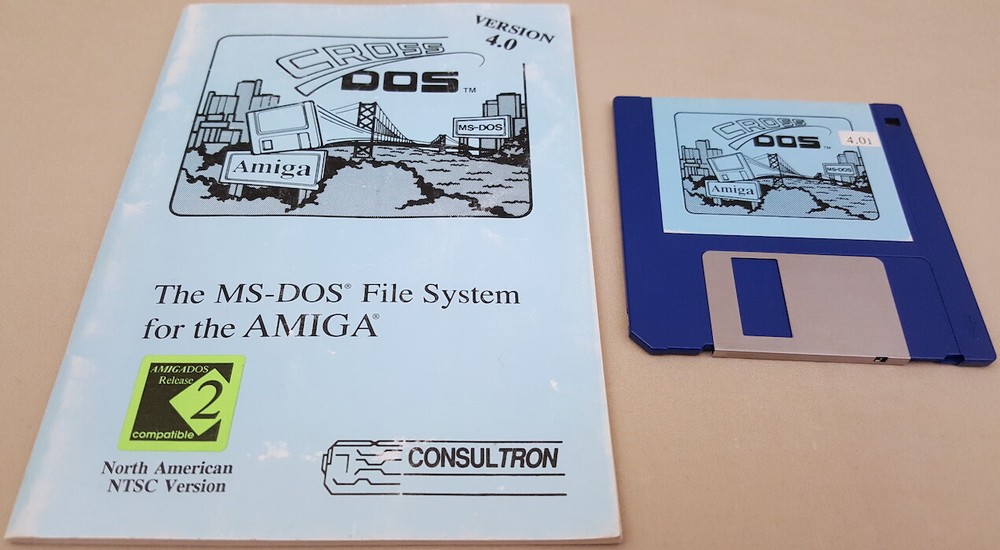 CrossDOS v4.01 ©1990 Consultron The MS-DOS File System for Commodore Amiga