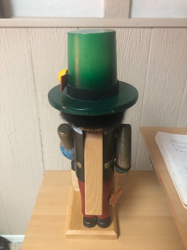 1992 Steinbach Volkskunst Germany Nutcracker 16" Christopher Columbus - Sharp!