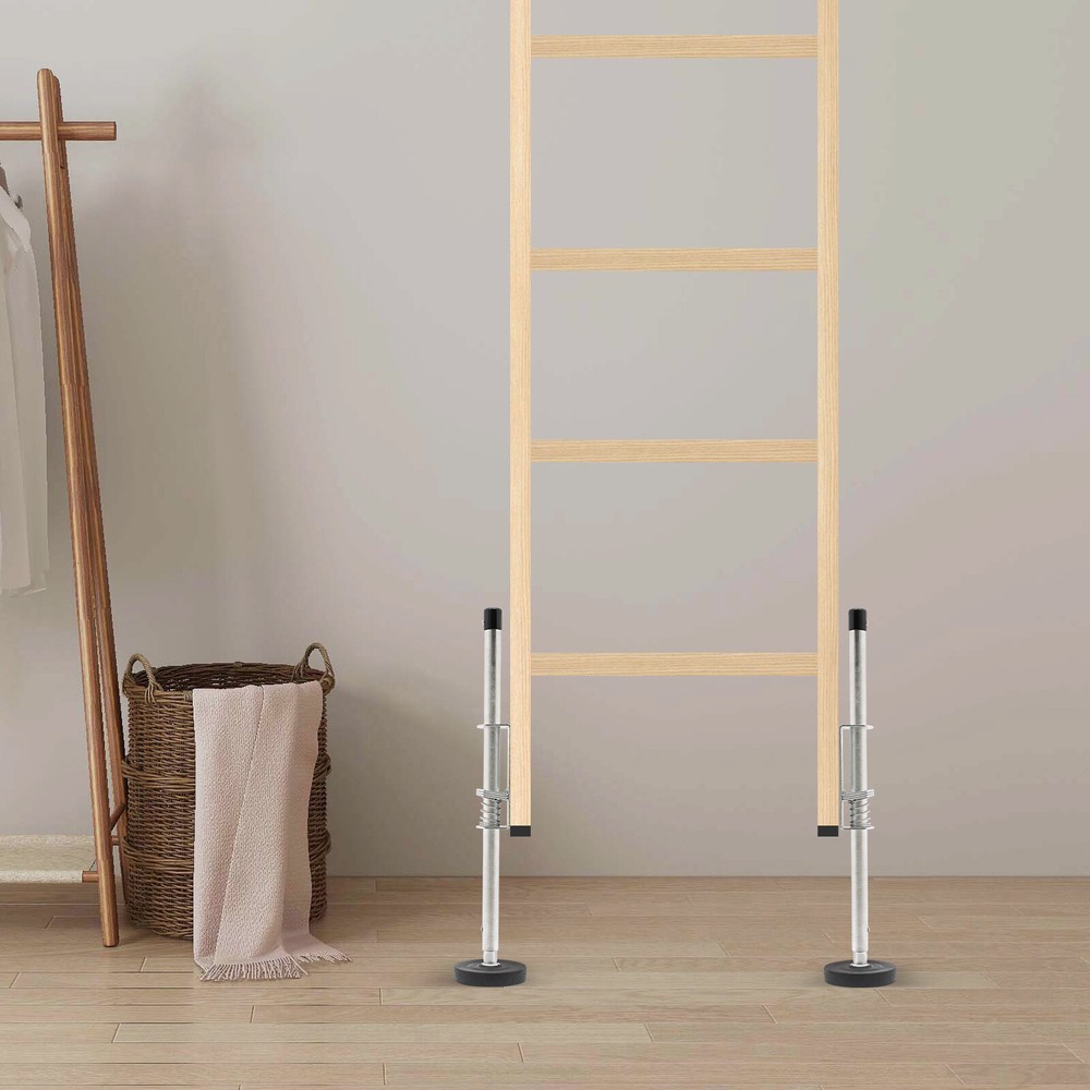 Ladder Leg Levelers Pair Adjustable Height Ladders Stabilizer Extension Ladders