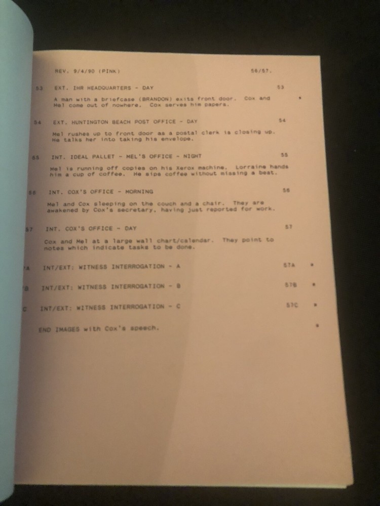 NEVER FORGET TELEPLAY by Ronald Rubin [Final Shooting Script]