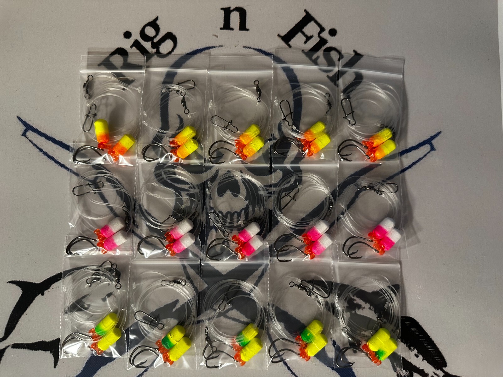 15 Surf Fishing Rigs Hi-Low Rigs Pompano Whiting Snappers Drum Spots Croakers