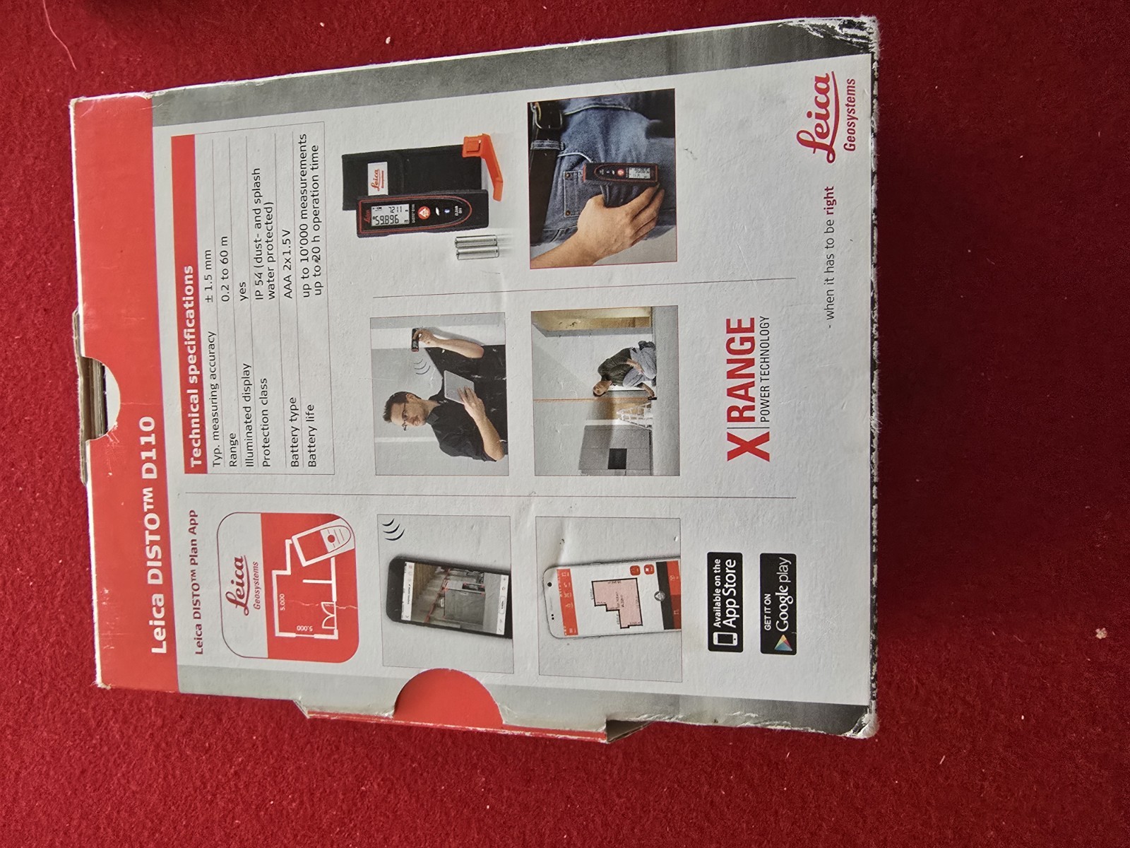 Leica Bluetooth Laser Measure Disto D110