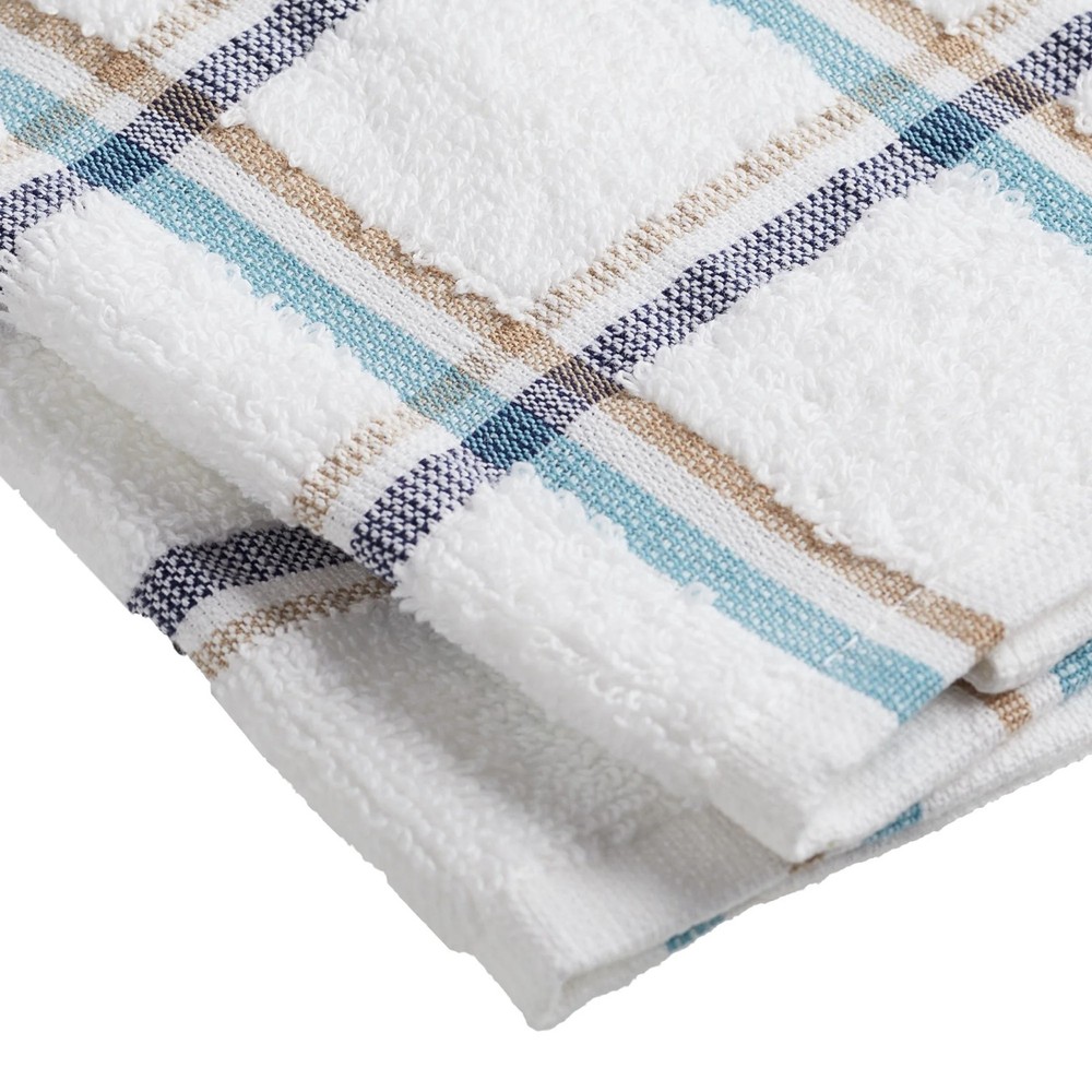 Mainstays 4 Pack 12”x12” Woven Kitchen Dish Cloth Set, Multi.