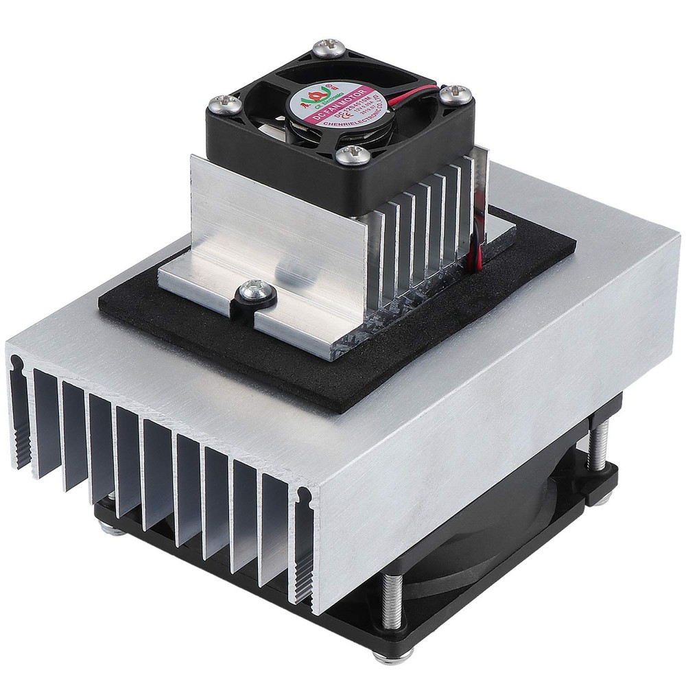 Thermoelectric Peltier Cooling System with Semiconductor Cooling System, 12 V, DC...