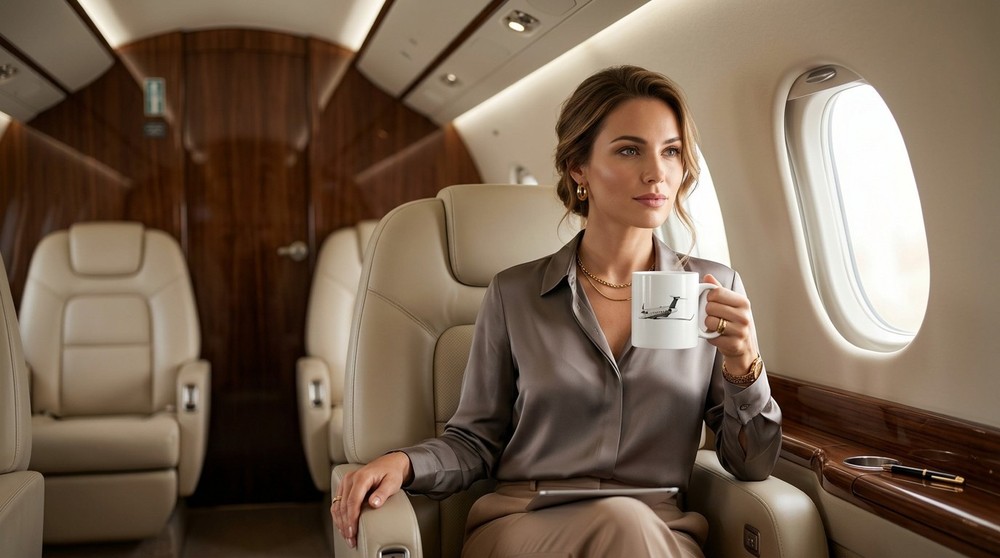 Embraer Praetor 600 Ceramic Coffee Mug - 15oz.