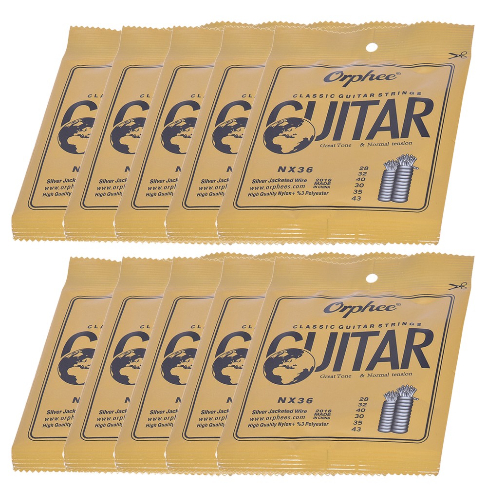 60 Pcs Strings Replacement Nylon String for Classical Guitar Music Tool E0D2
