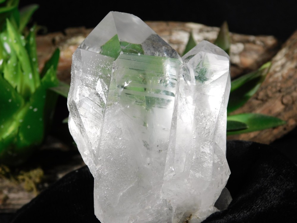 SUPER Translucent! QUARTZ Crystal Cluster From Brazil 184gr