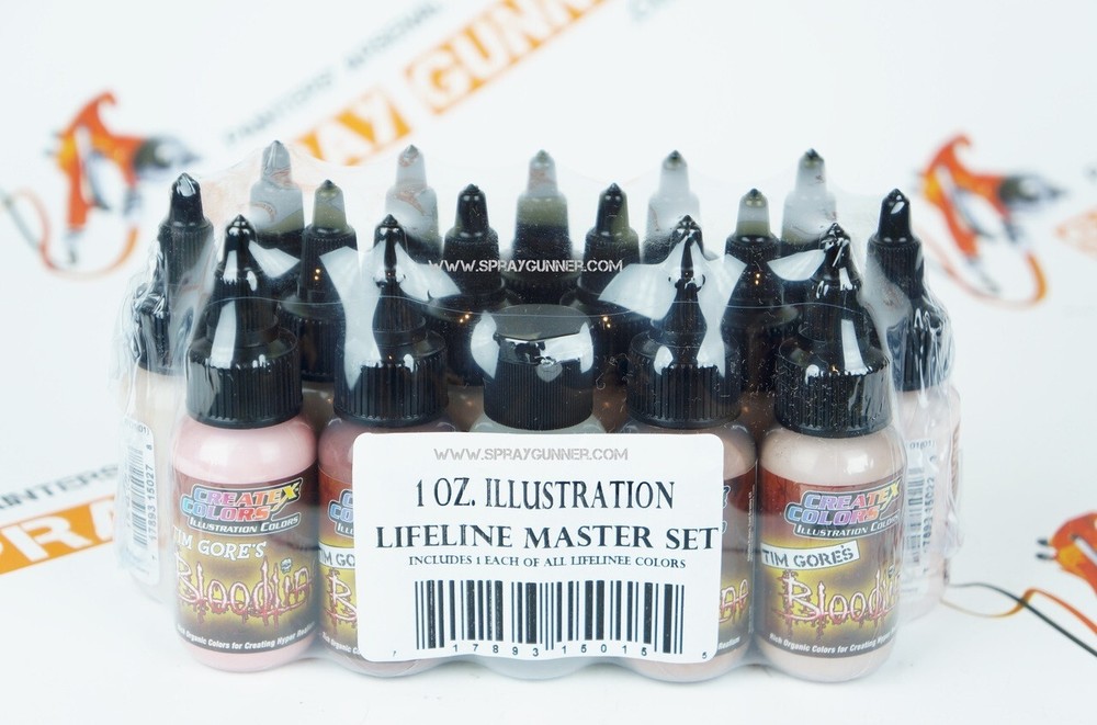 Createx Illustration Colors Lifeline Master Set 1oz