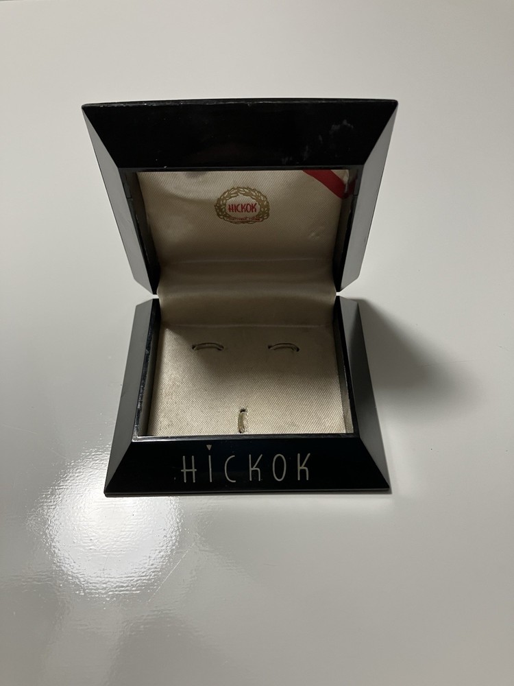Vintage Hickok Cufflinks Presentation Box