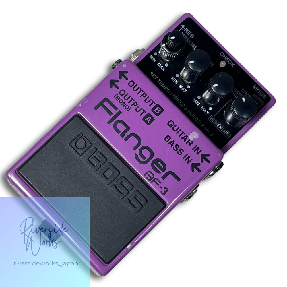 Used BOSS BF-3 Flanger Guitar Effect Pedal