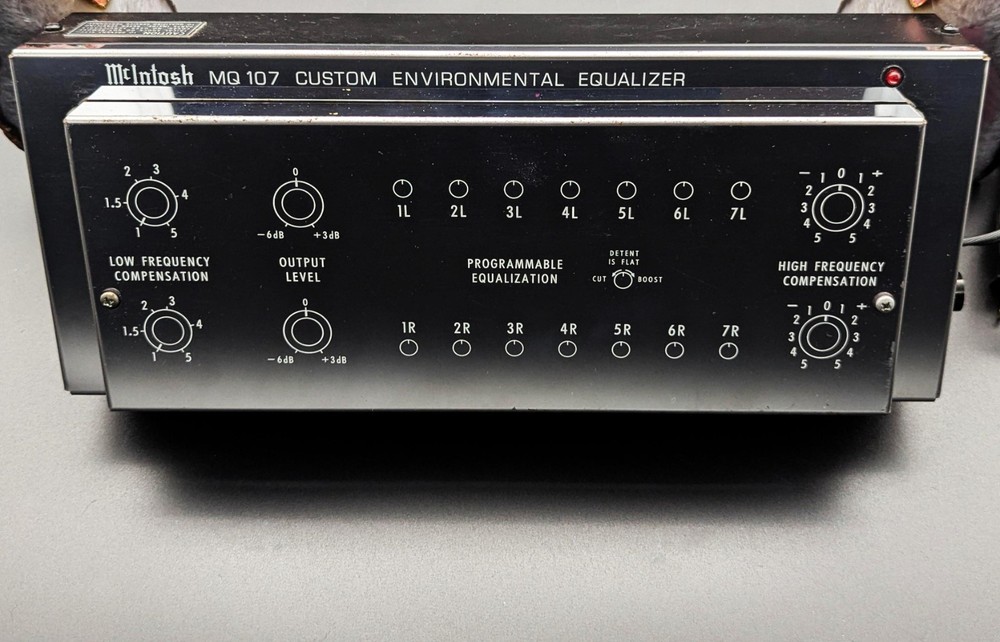 McIntosh MQ107 Environmental Equalizer - XR/XRT Speaker EQ -From Complete System