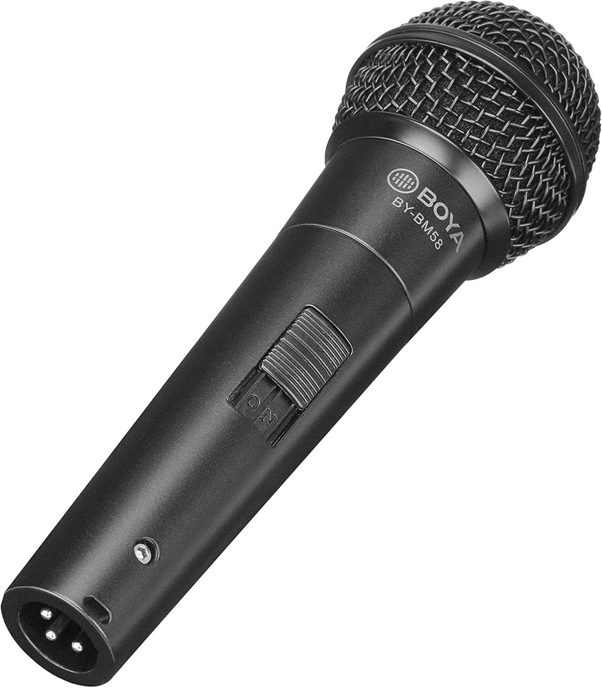 BY-BM58 Handheld Dynamic Vocal Microphone XLR, Black