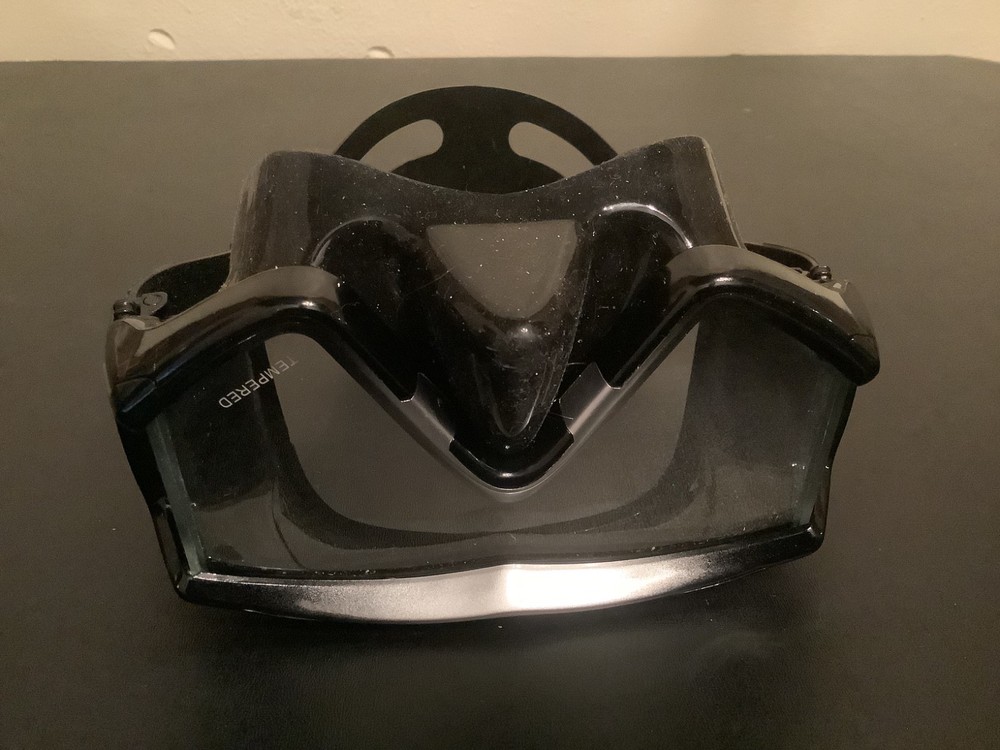 EXP Vision Scuba Diving Mask Panoramic View Tempered Glass Adjustable Strap
