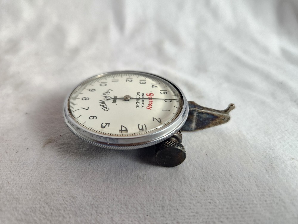 STARRETT NO. 711-D-10 LAST WORD DIAL INDICATOR WITH CASE